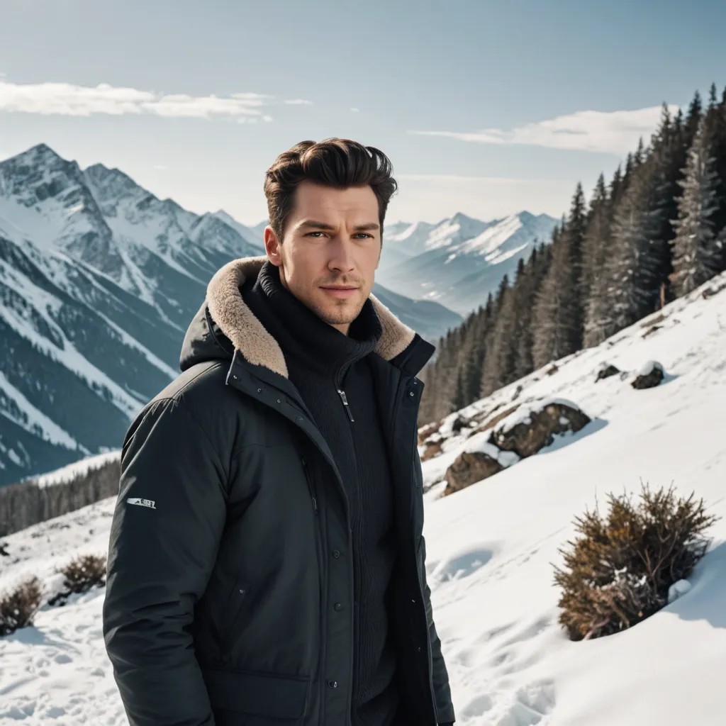 Winter Mountains Photo Style