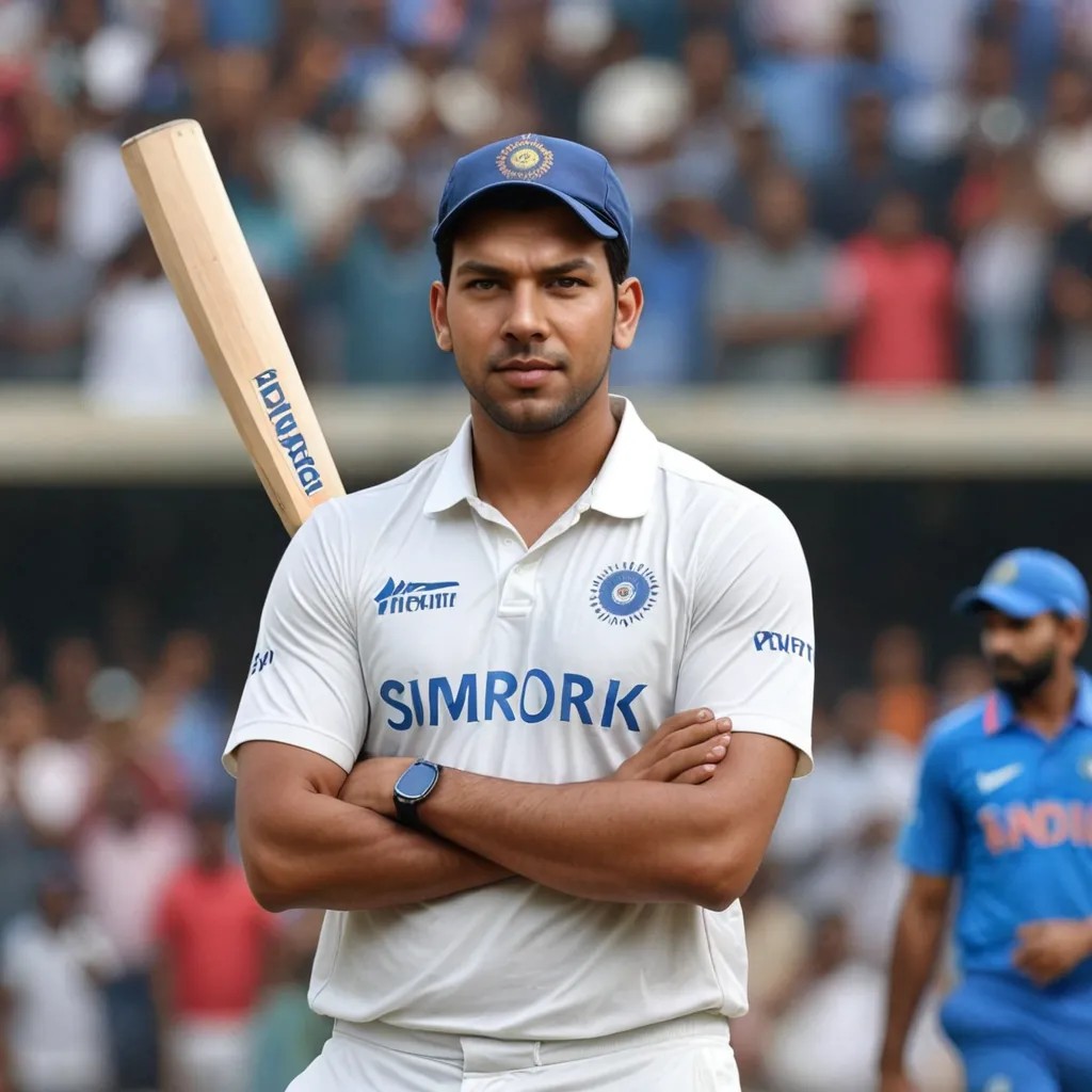 With Rohit Sharma Photo Style