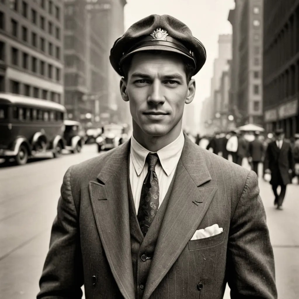 Converted 1920s Chicago image