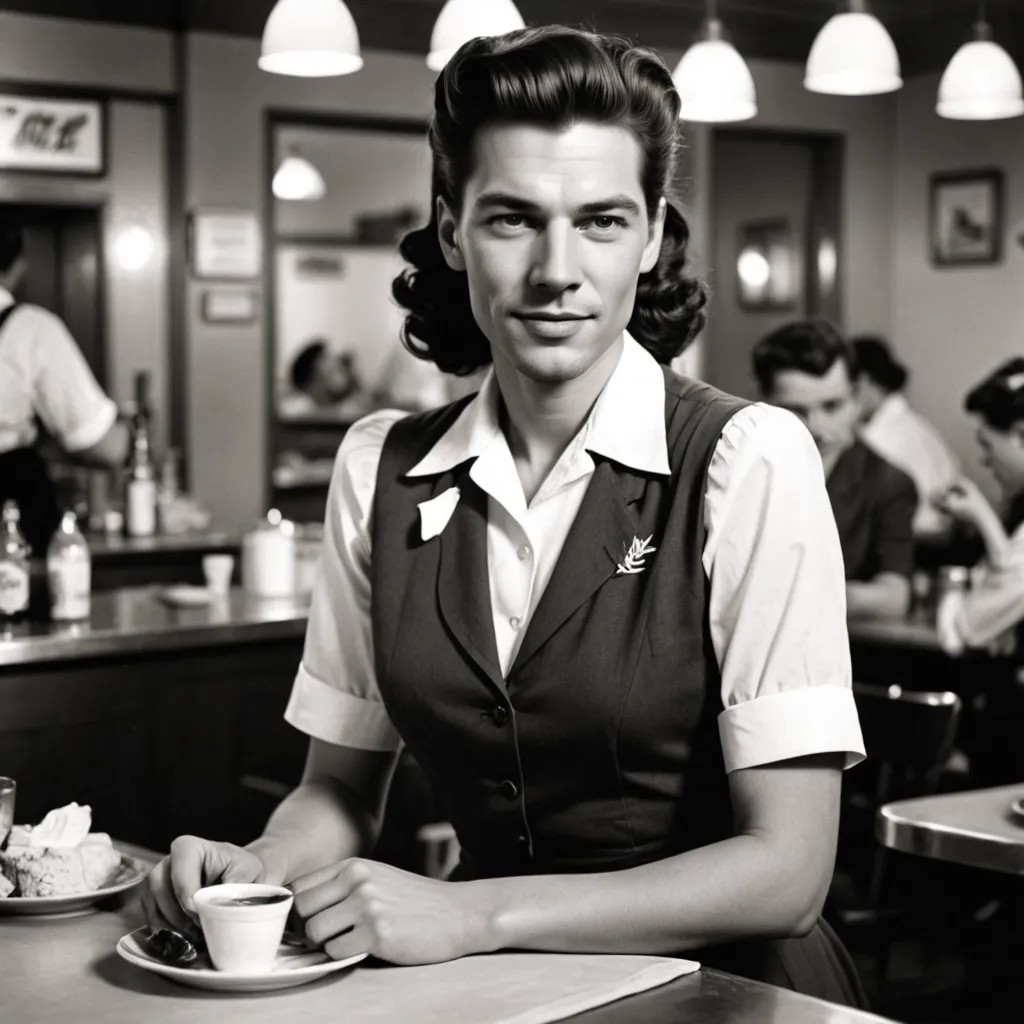 1940s Waitress Photo Style