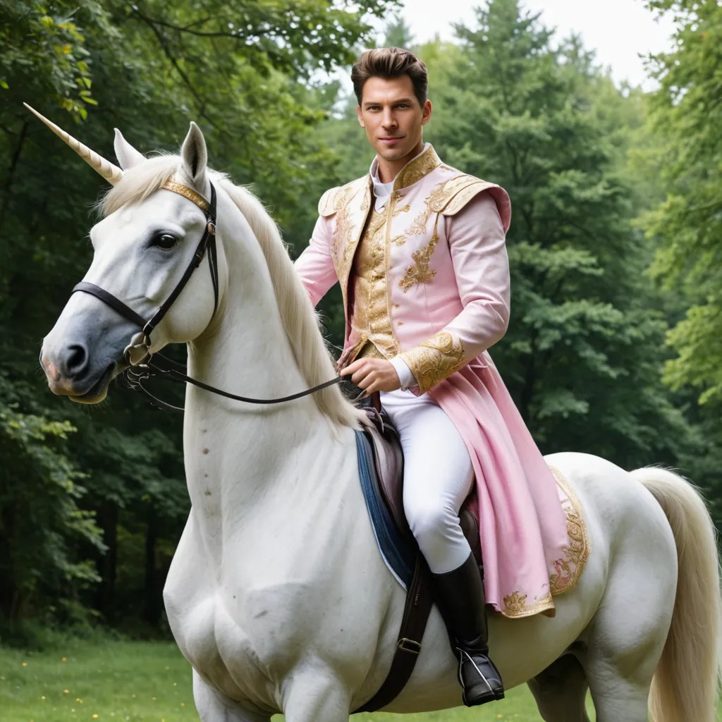 A Princess on a Unicorn Photo Style