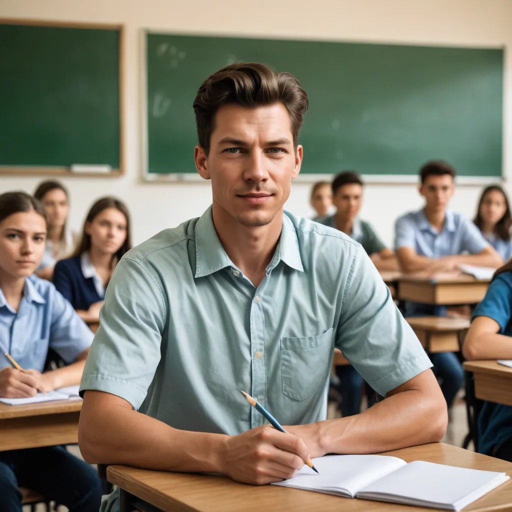 A School Classroom Photo Style