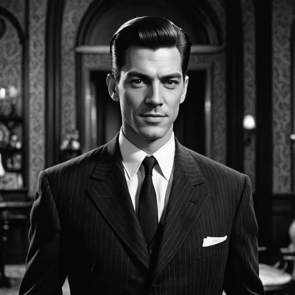 Addams Family Man Photo Style