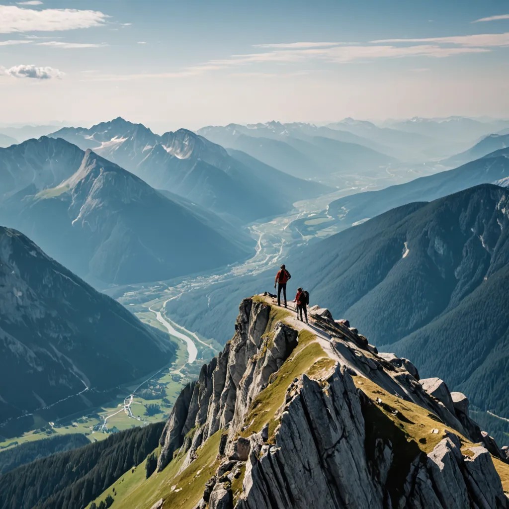 Auf dem Berggipfel Photo Style