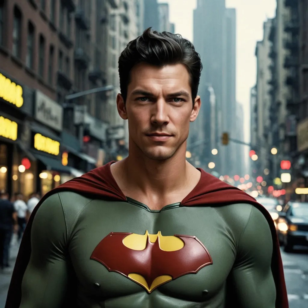 Batman as Robin Photo Style