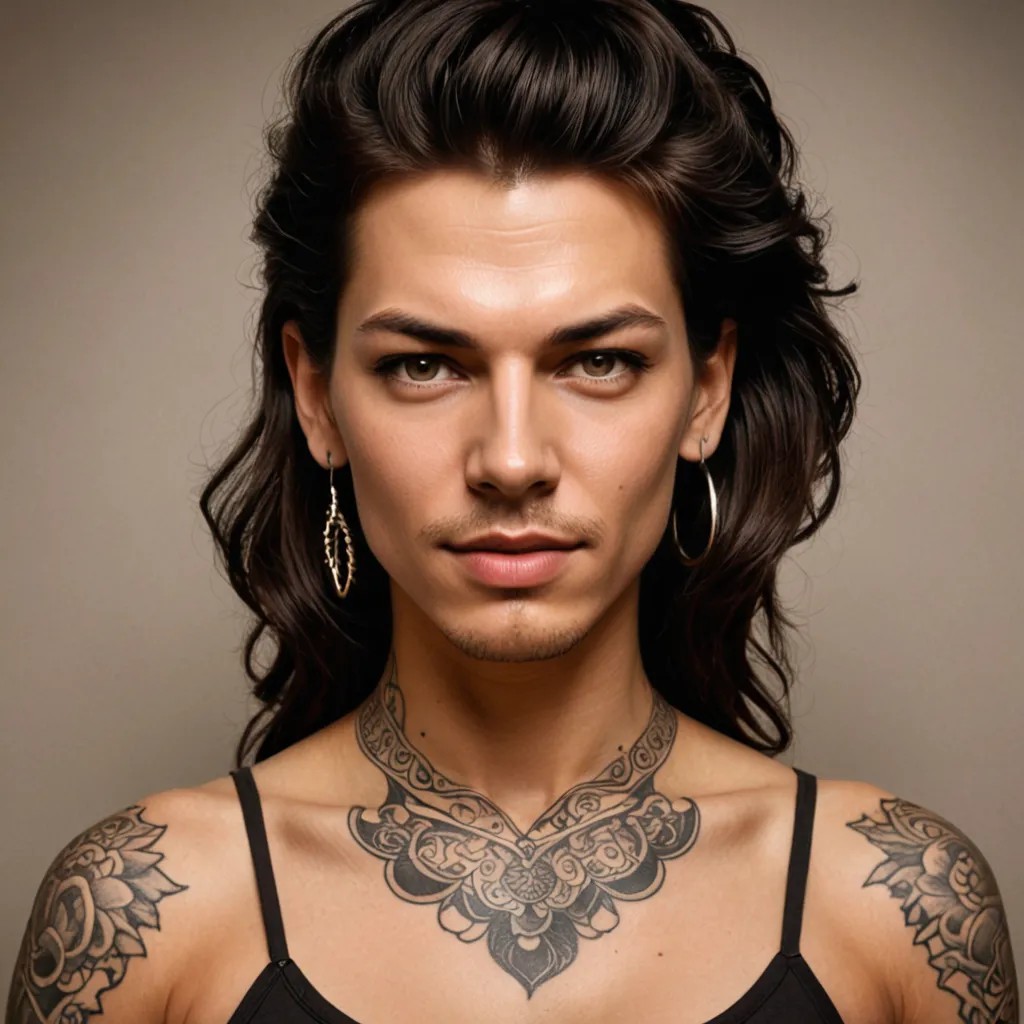 Chola Tattoo Design Photo Style