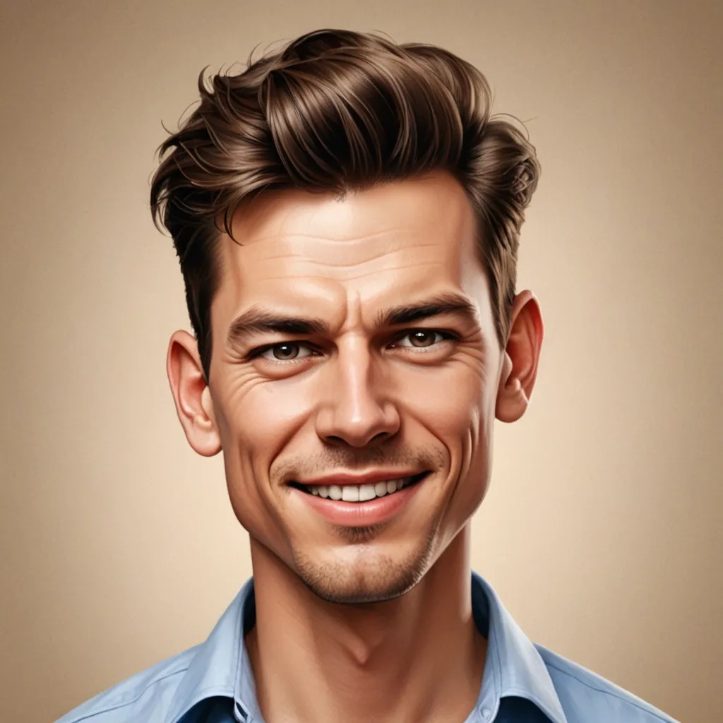 Convert Caricature to Photograph Photo Style