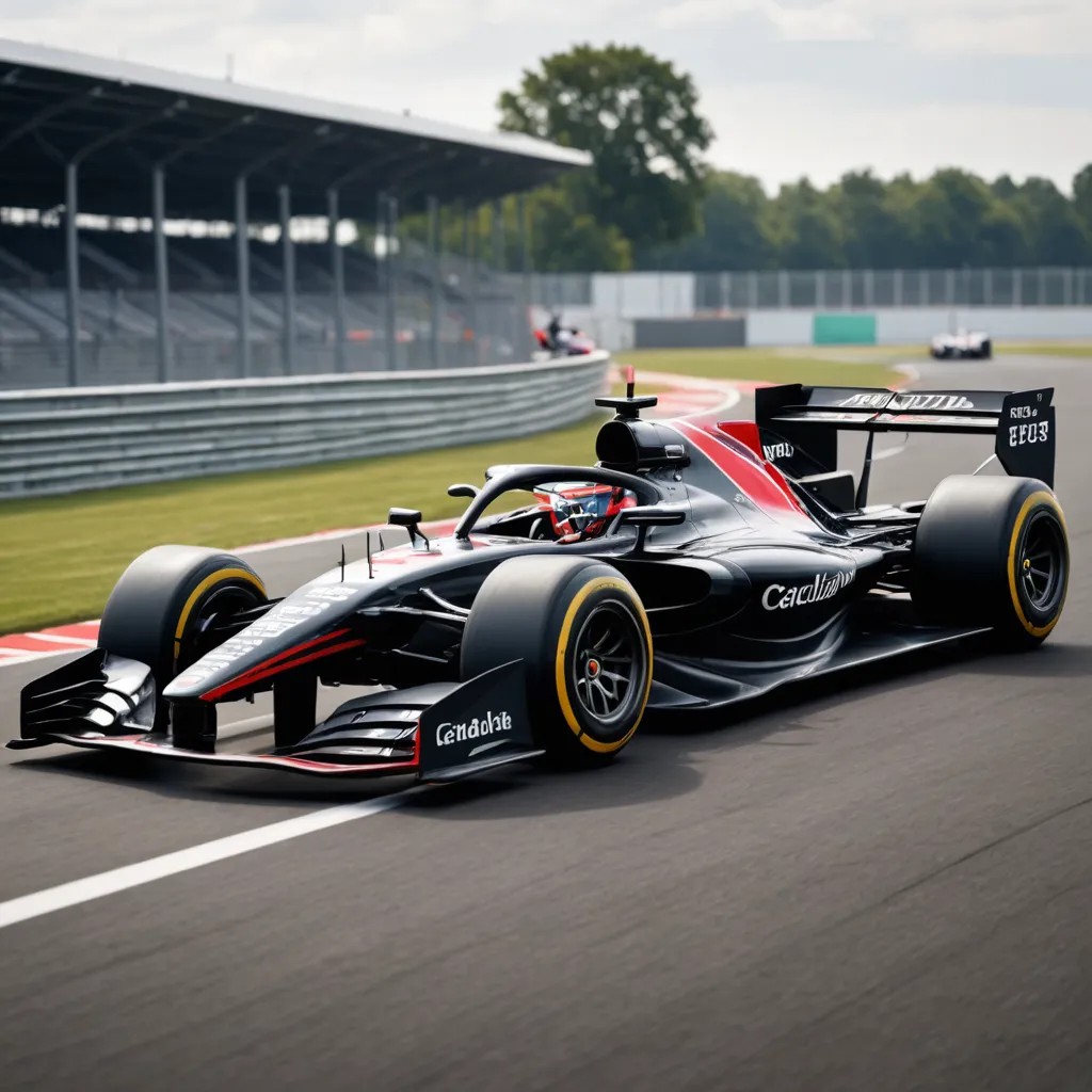Create Image of What the 2026 Formula One Cadillac Race Car Will Look Like Photo Style