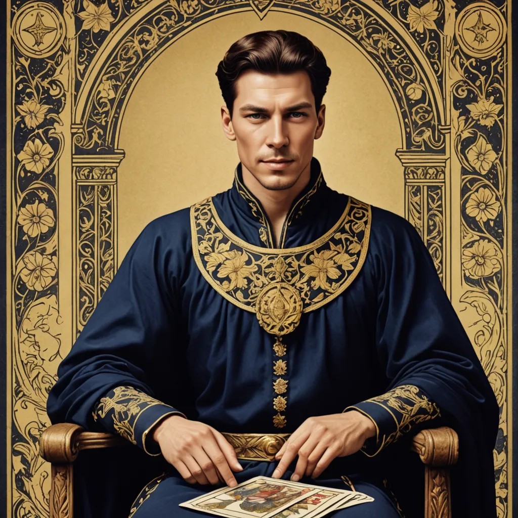 Emperor Tarot Card Photo Style