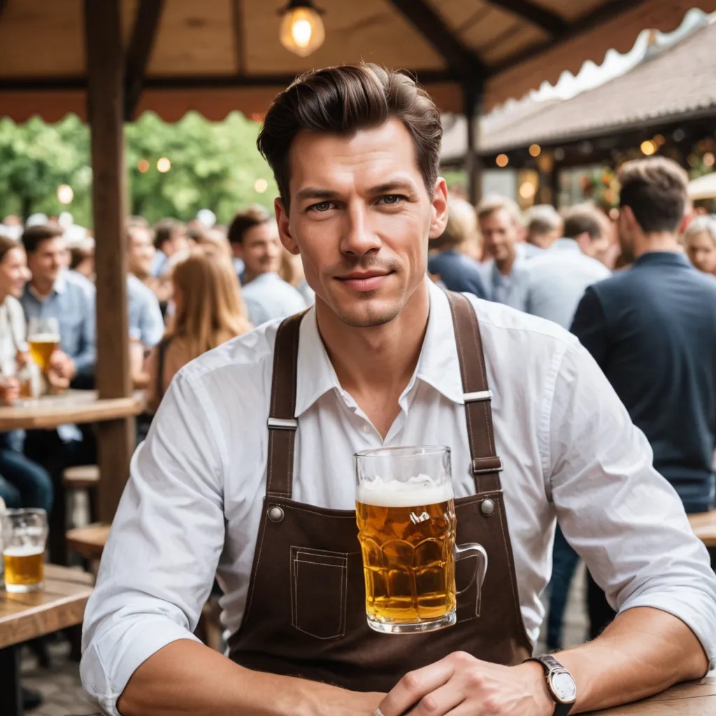 German Biergarten Photo Style