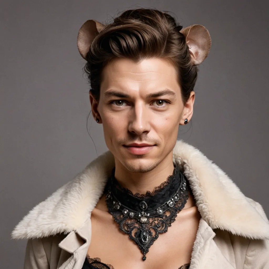 Give the Lady the Features of a Rat Photo Style