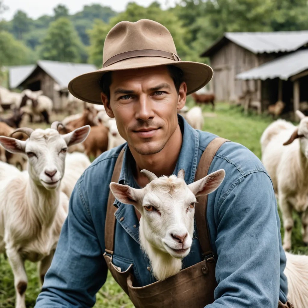 Goat Farmer Photo Style