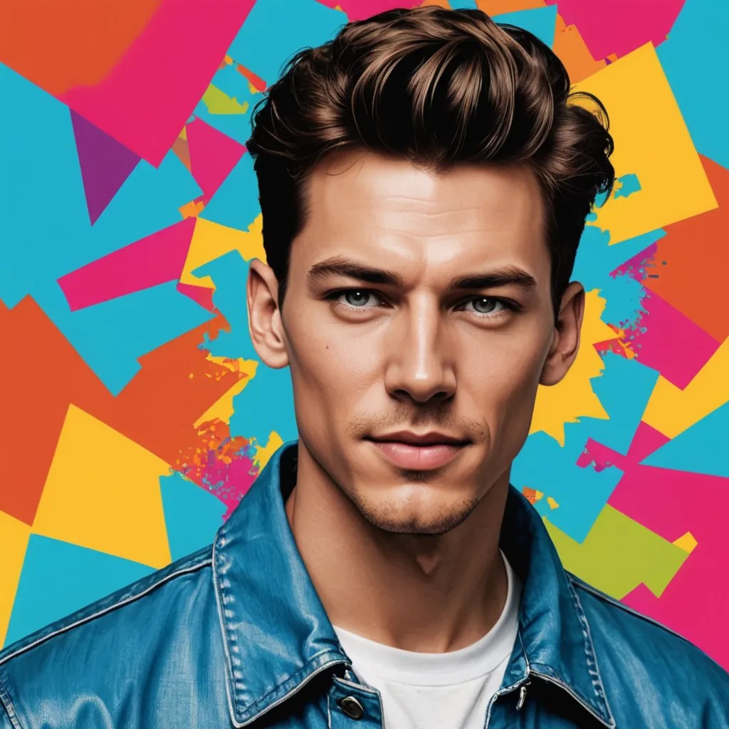 Keep the Same Boy, But Make It Pop Art Photo Style