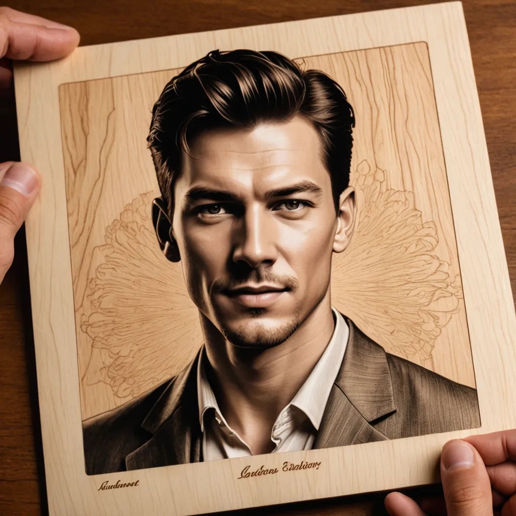 Laser Engrave Photo Style