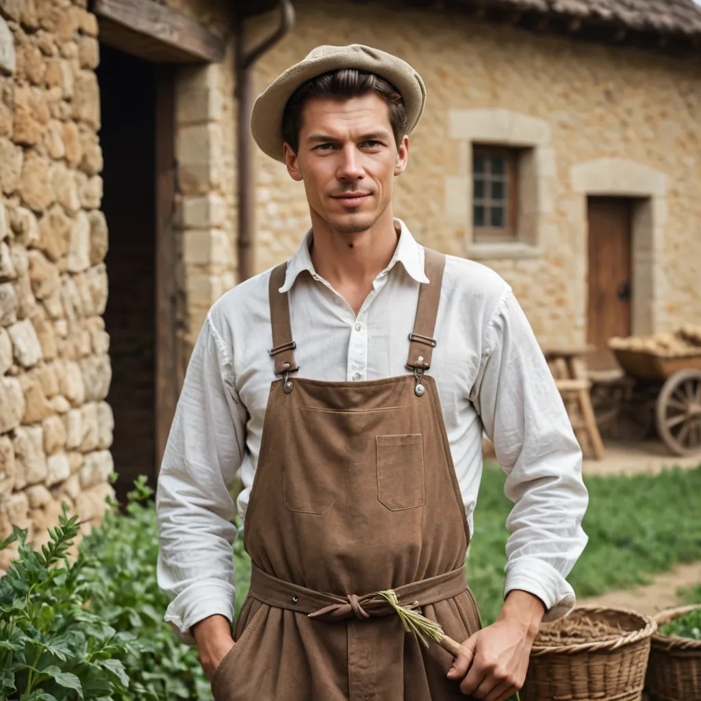 Middle Ages Farmer Serf Photo Style