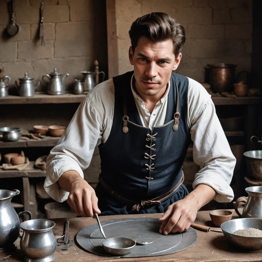 Middle Ages Silversmith Photo Style