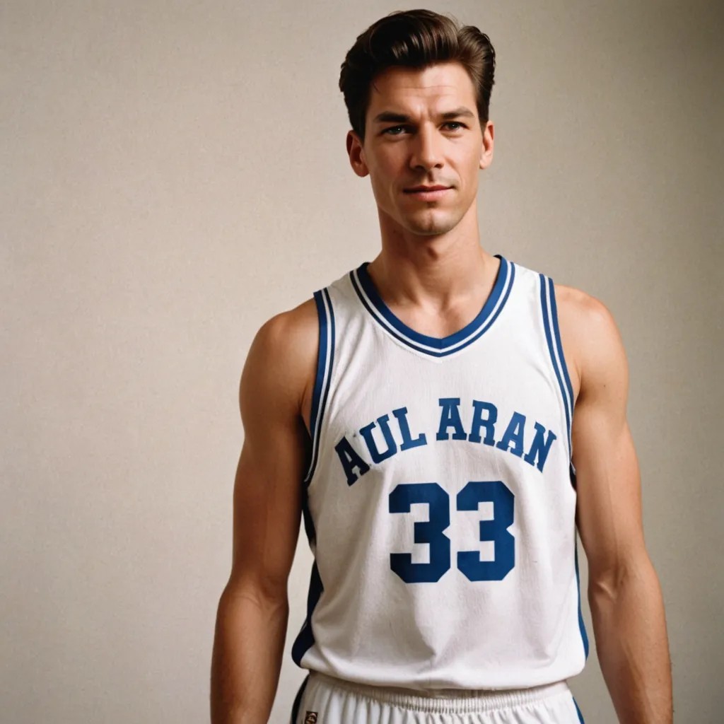 N. Farley on the back of the basketball jersey number 3 saying The Life Connection on the front Photo Style