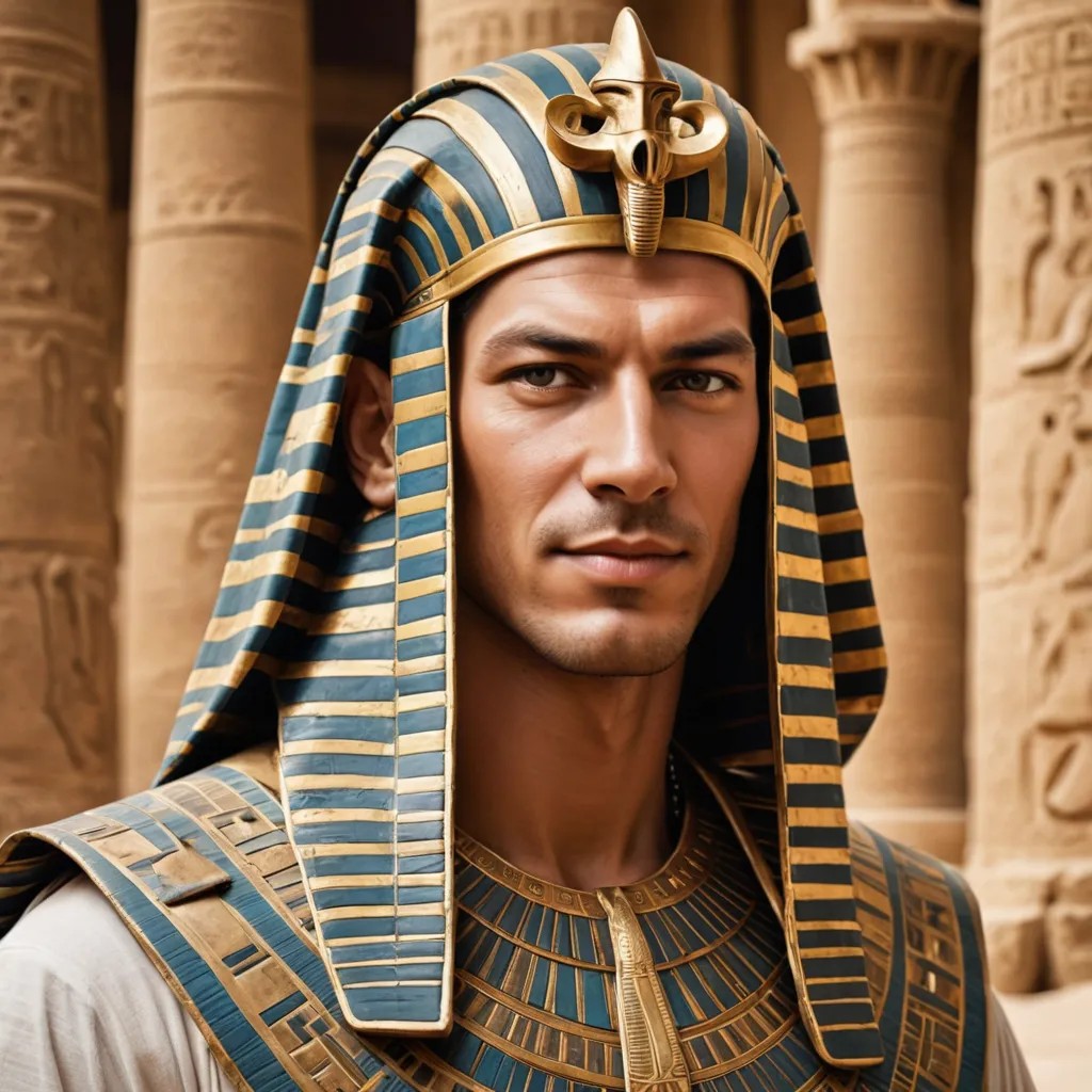 Old Egyptian Kings Photo Style