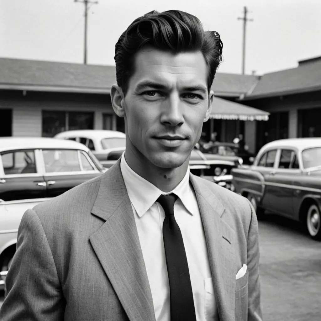 Old Guys from the 1950s Photo Style