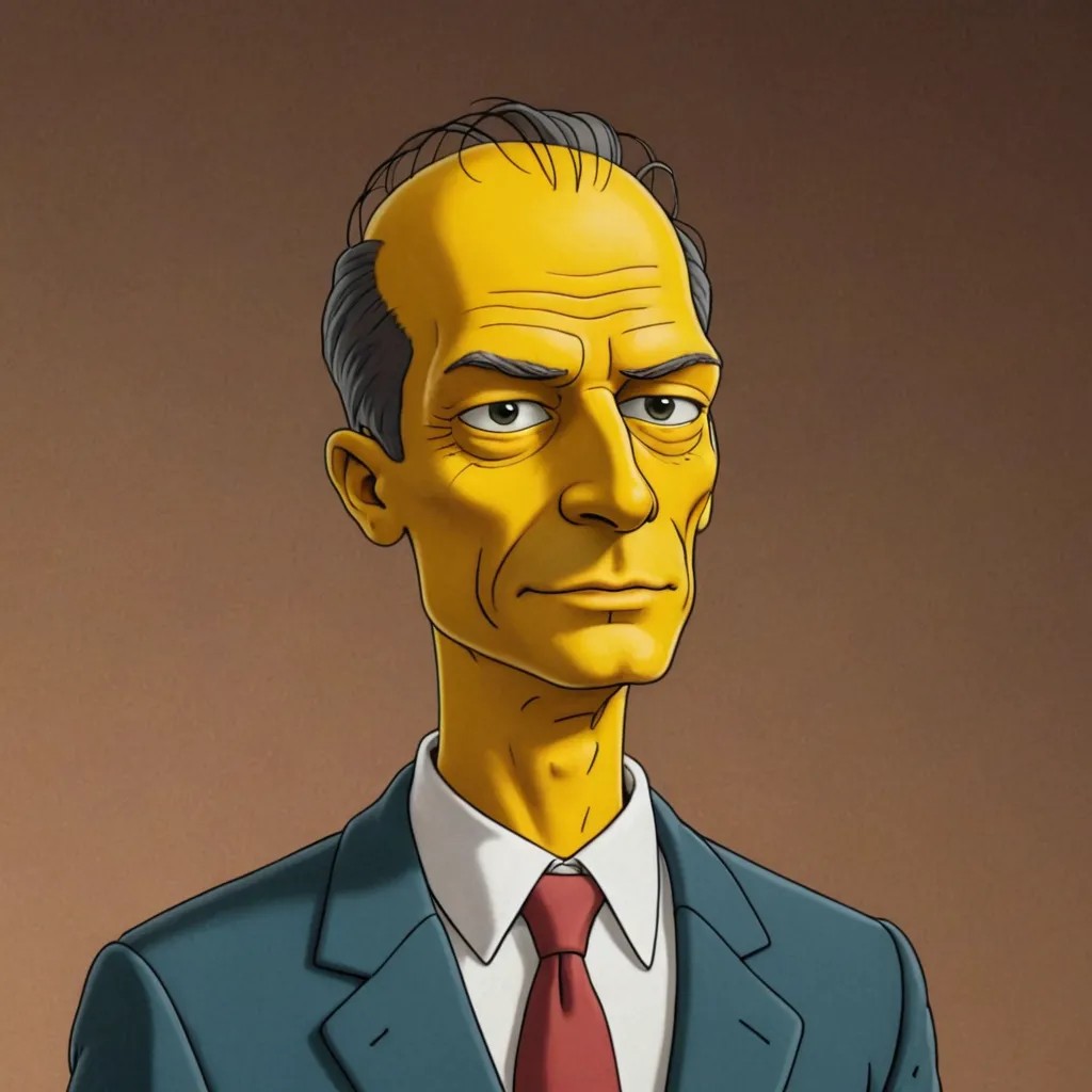 Simpsons Mr. Burns Photo Style