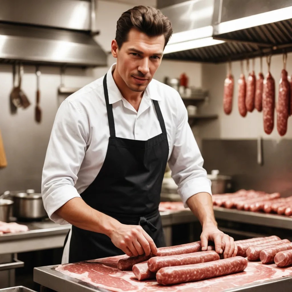 The Butcher Makes Sausage Photo Style