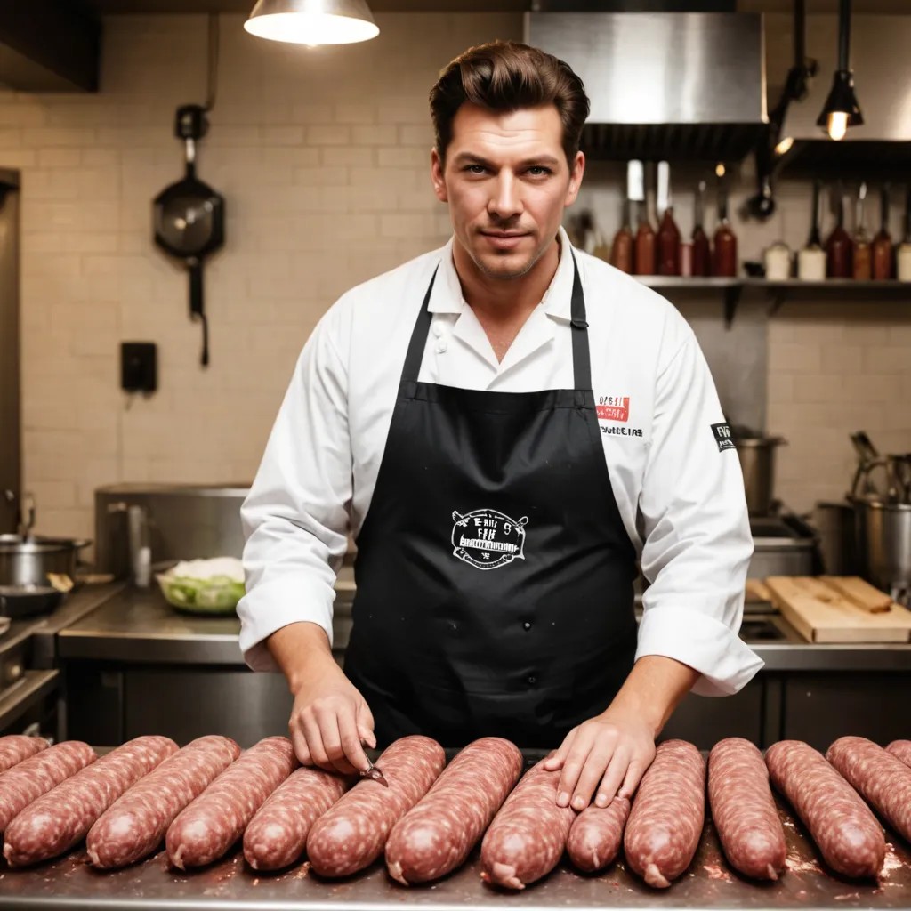 The Fat Butcher Makes Sausage Photo Style