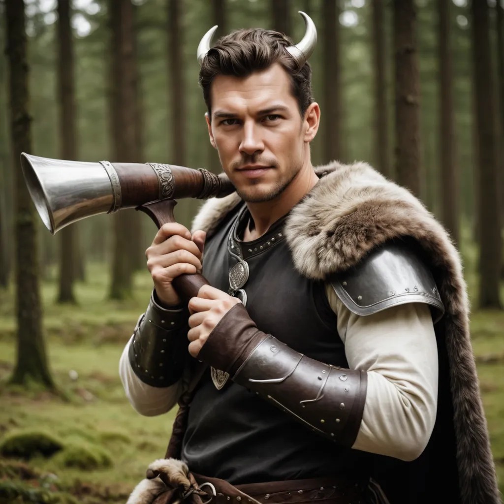 Viking Drinking Horn Photo Style