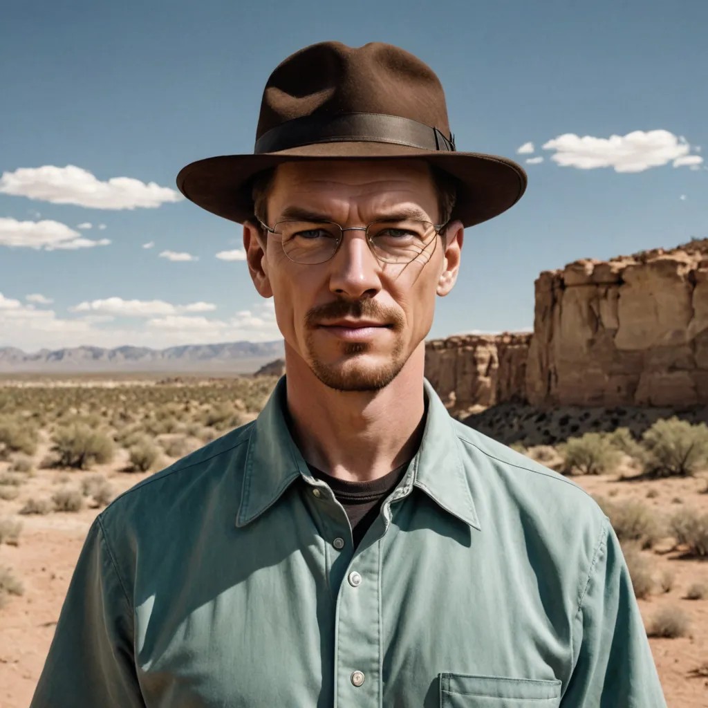 Walter White from Breaking Bad Photo Style