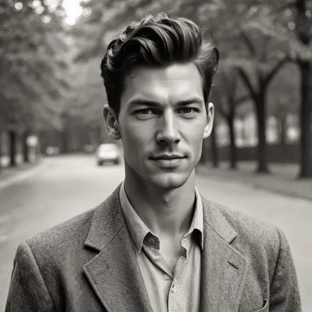 As a Young Man Photo Style