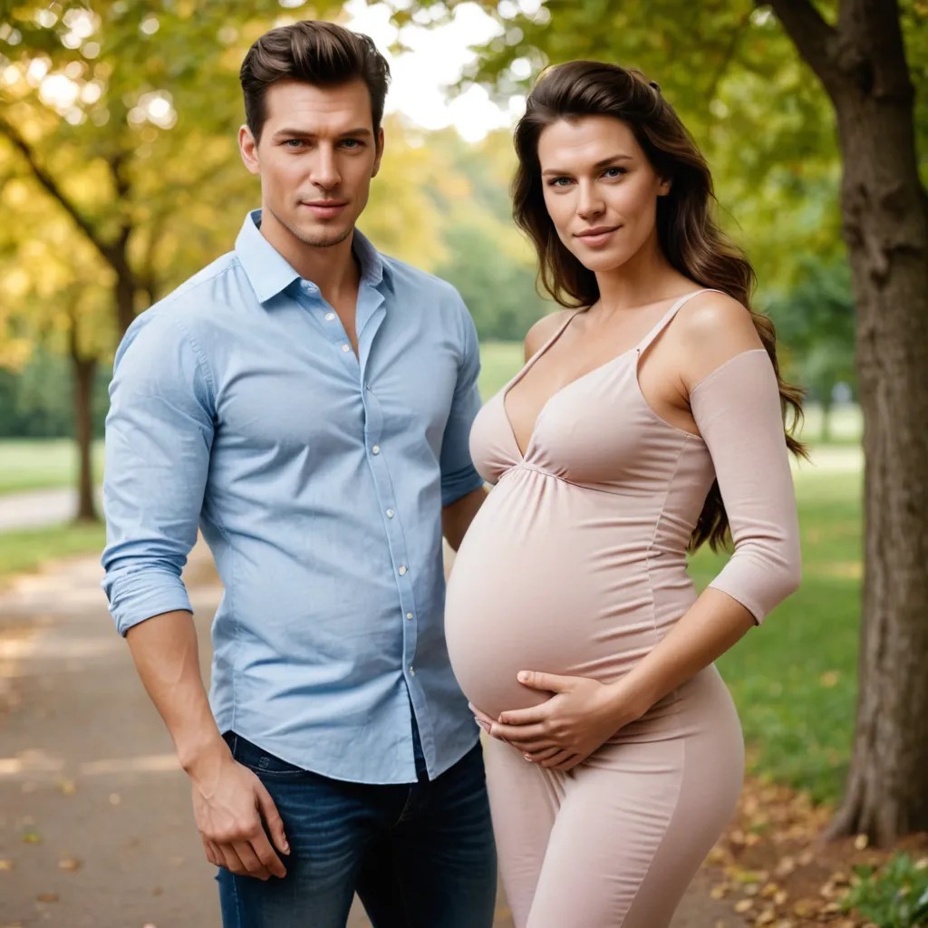 Beautiful Pregnant Woman Photo Style