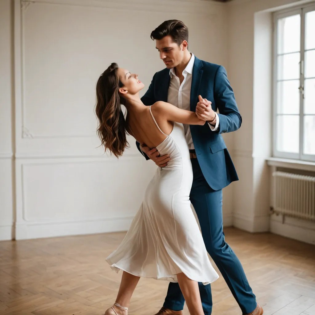 Beautiful Women Dancing a Slow Dance Together Photo Style
