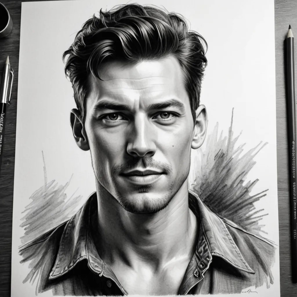 Charcoal Sketch Photo Style