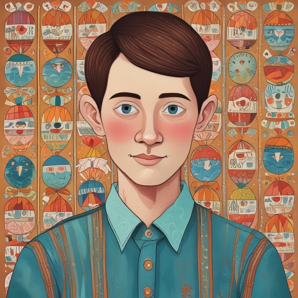 Folk Art Children’s Portraits Photo Style