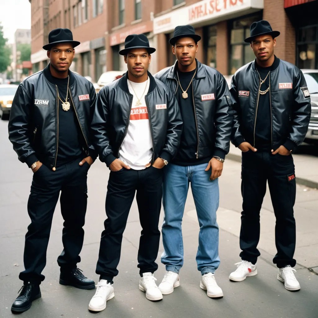 Hip Hop Run DMC Photo Style