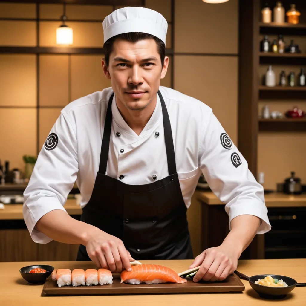 Japanese Sushi Masterchef Photo Style