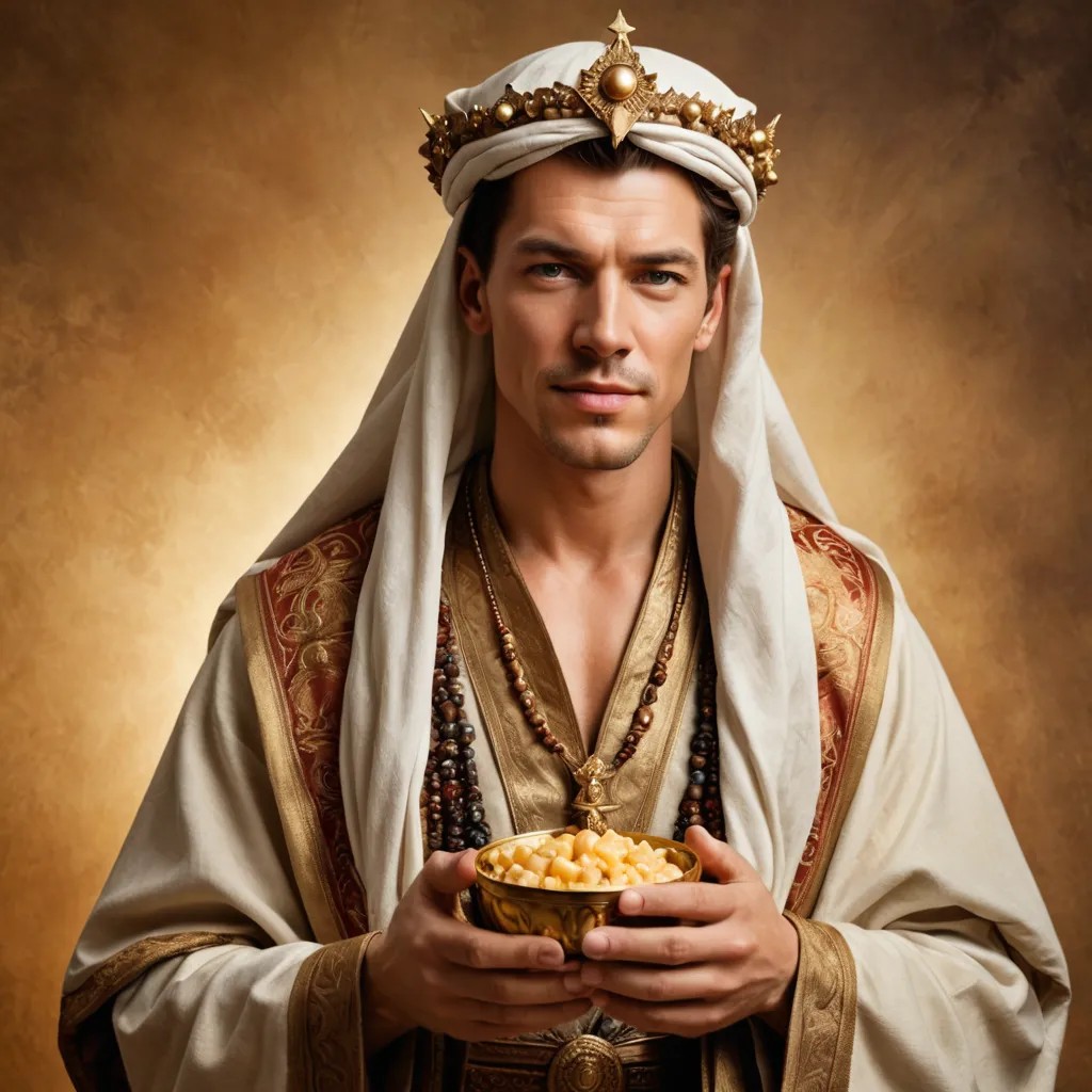 One of the Three Wise Men with Frankincense or Myrrh Photo Style