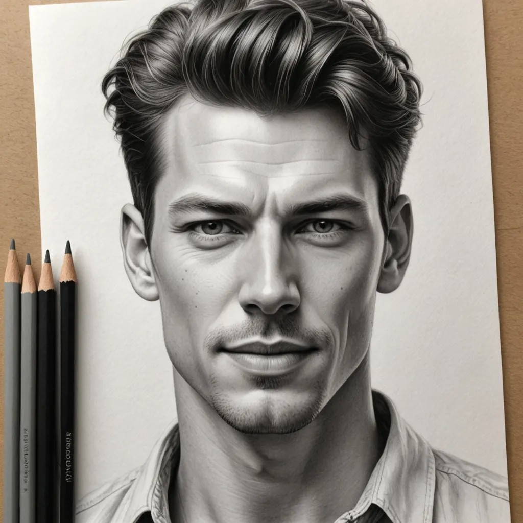 Pencil Drawing, Capturing Intricate Details and Soft Shading Photo Style