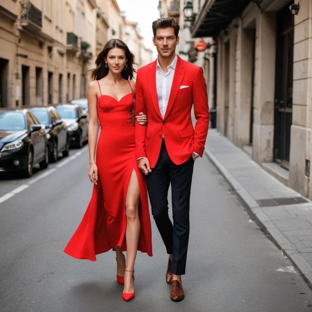 Red Dress Photo Style