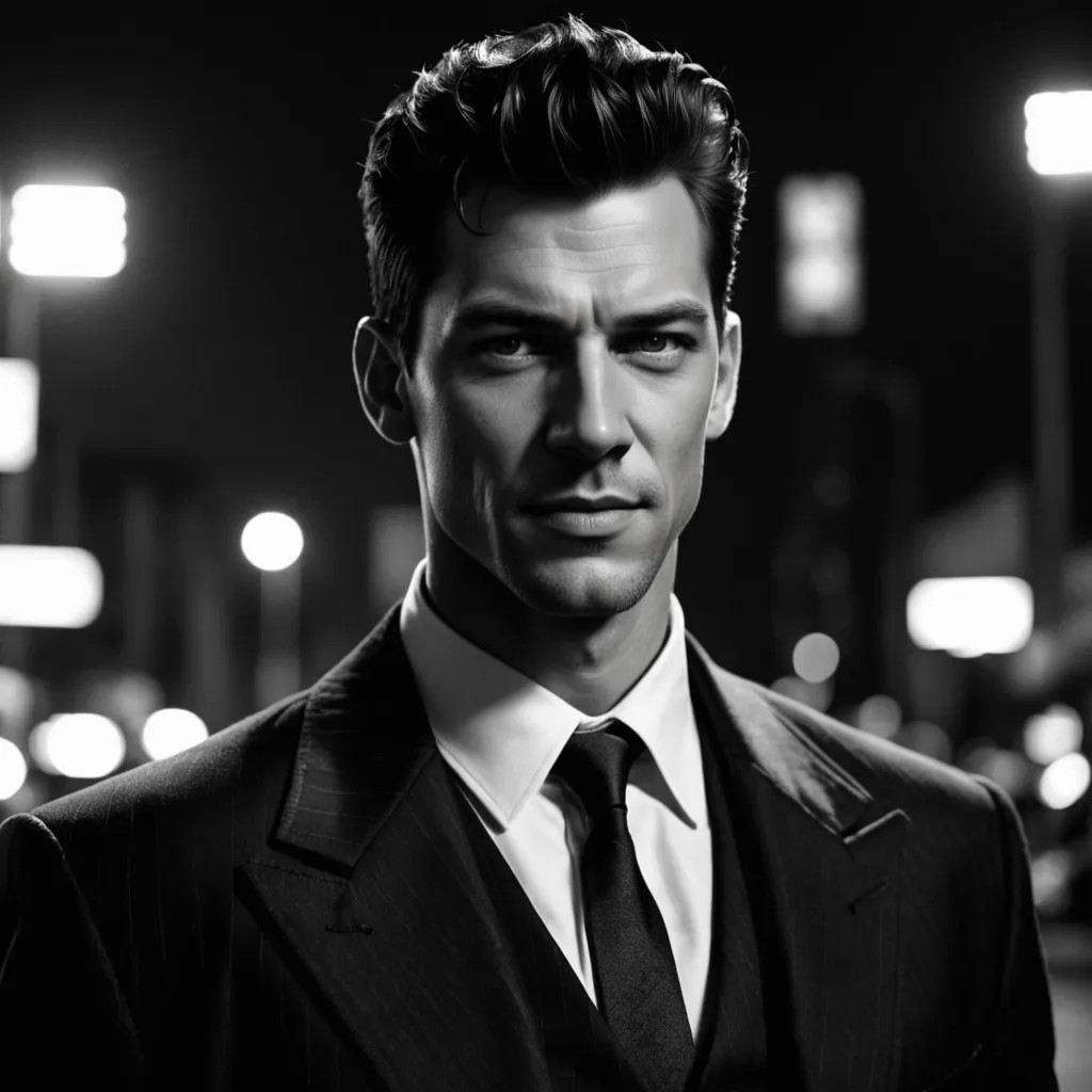 Sin City Movie Character Photo Style