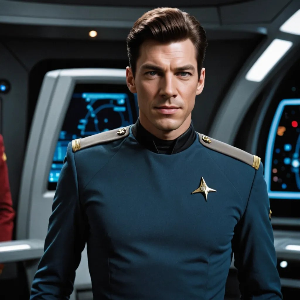 Starfleet Officer from Star Trek Photo Style