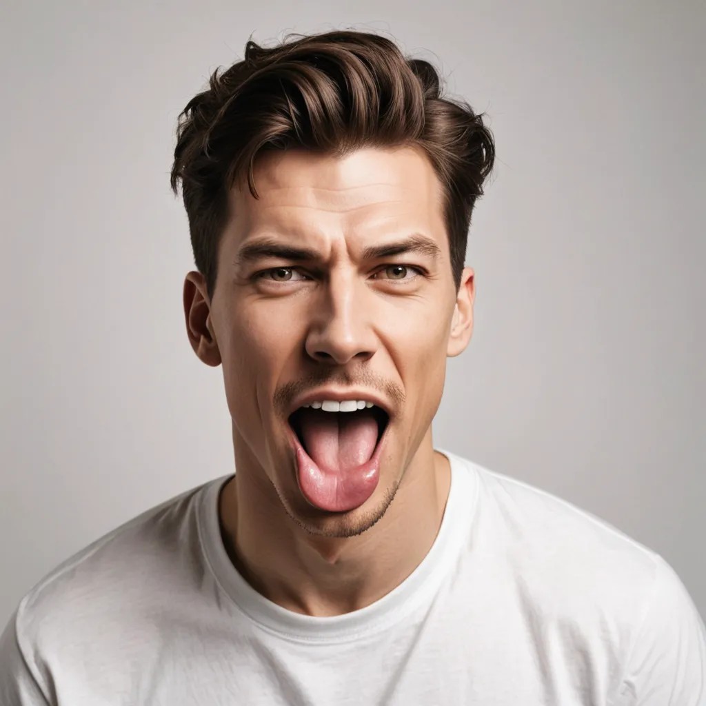 Tongue Out Photo Style