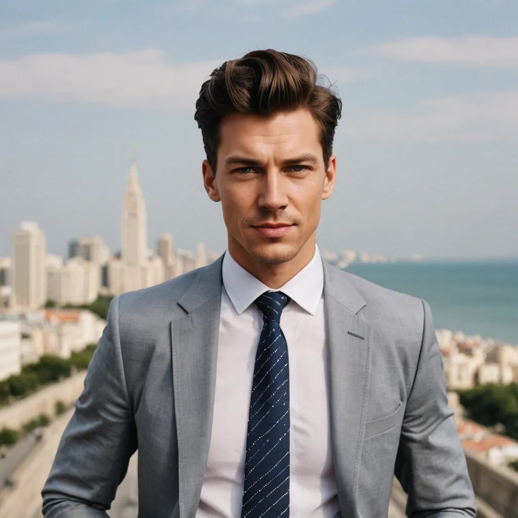 Wearing Tie Photo Style