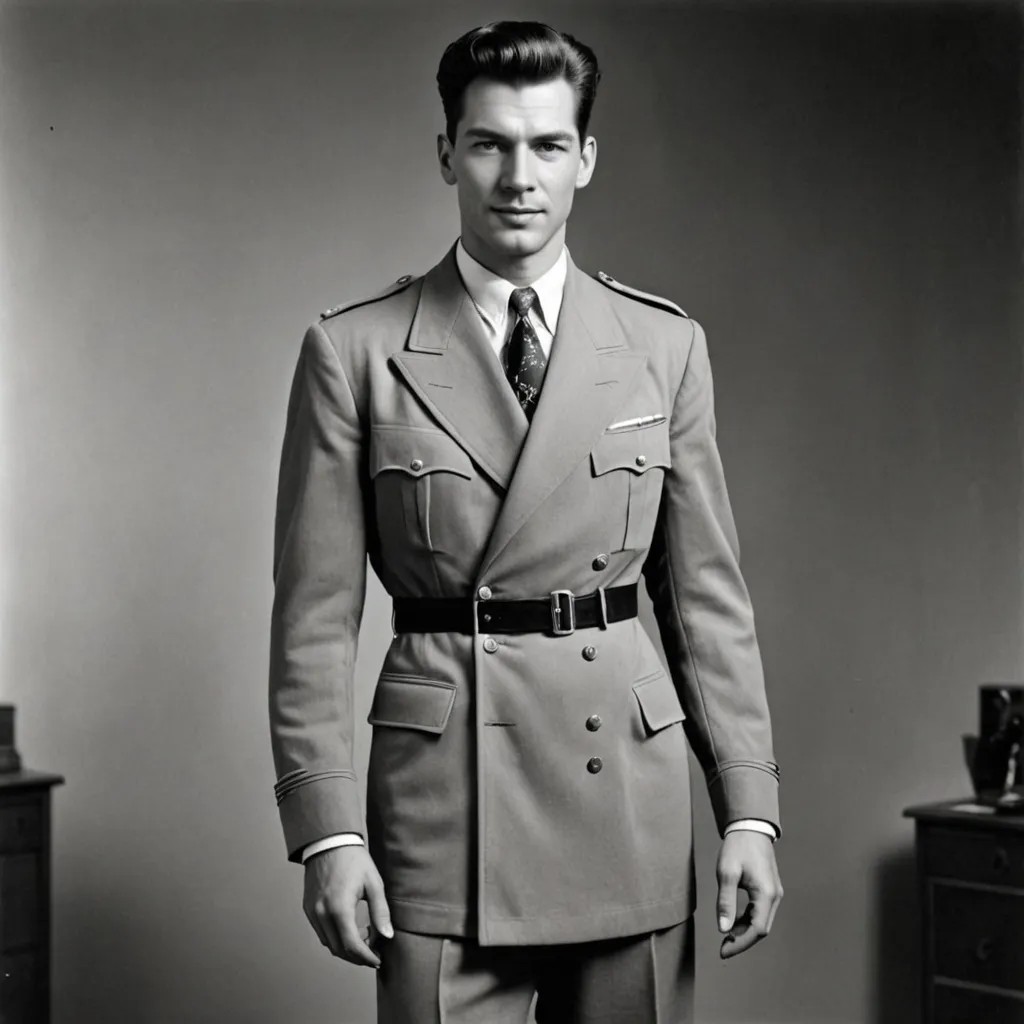 1940s Dress Model Photo Style