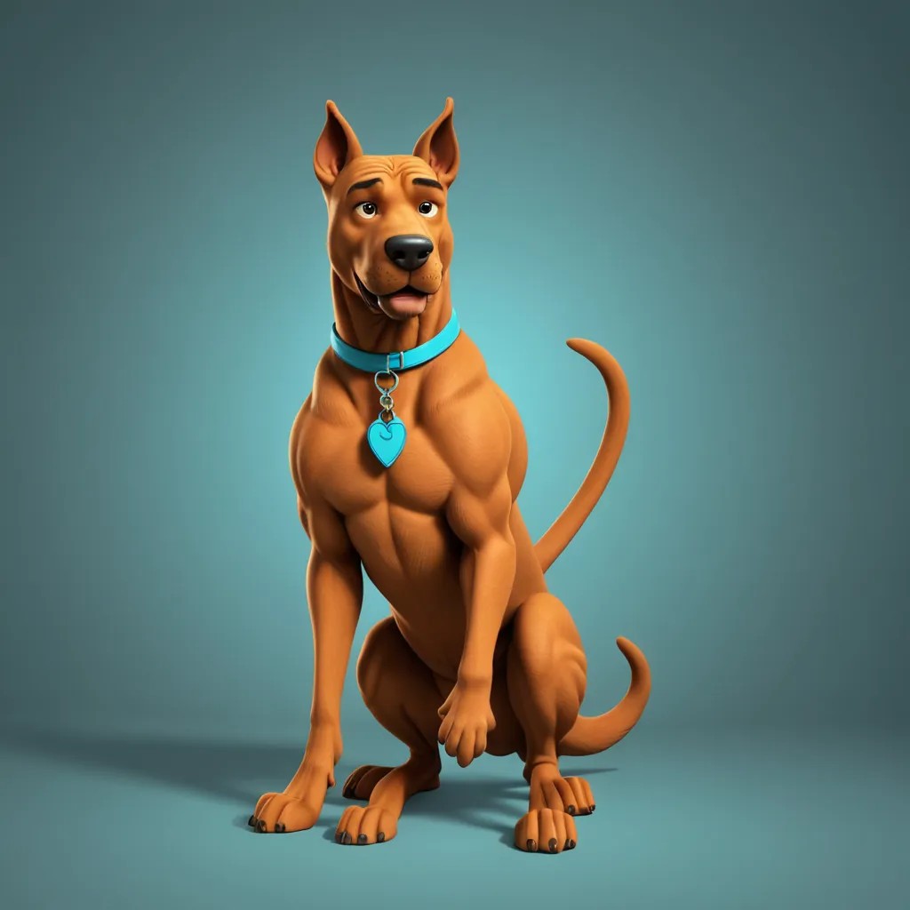 3D Scooby Doo Photo Style