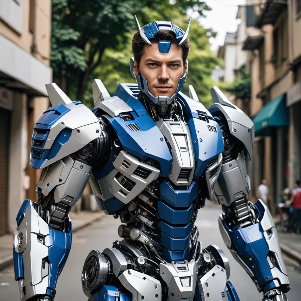 AI Robot Transformer Photo Style