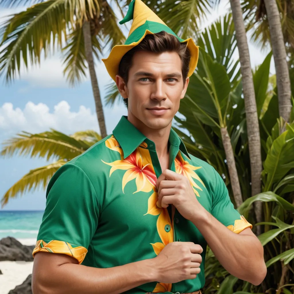 Elf with Tropical Flair Photo Style
