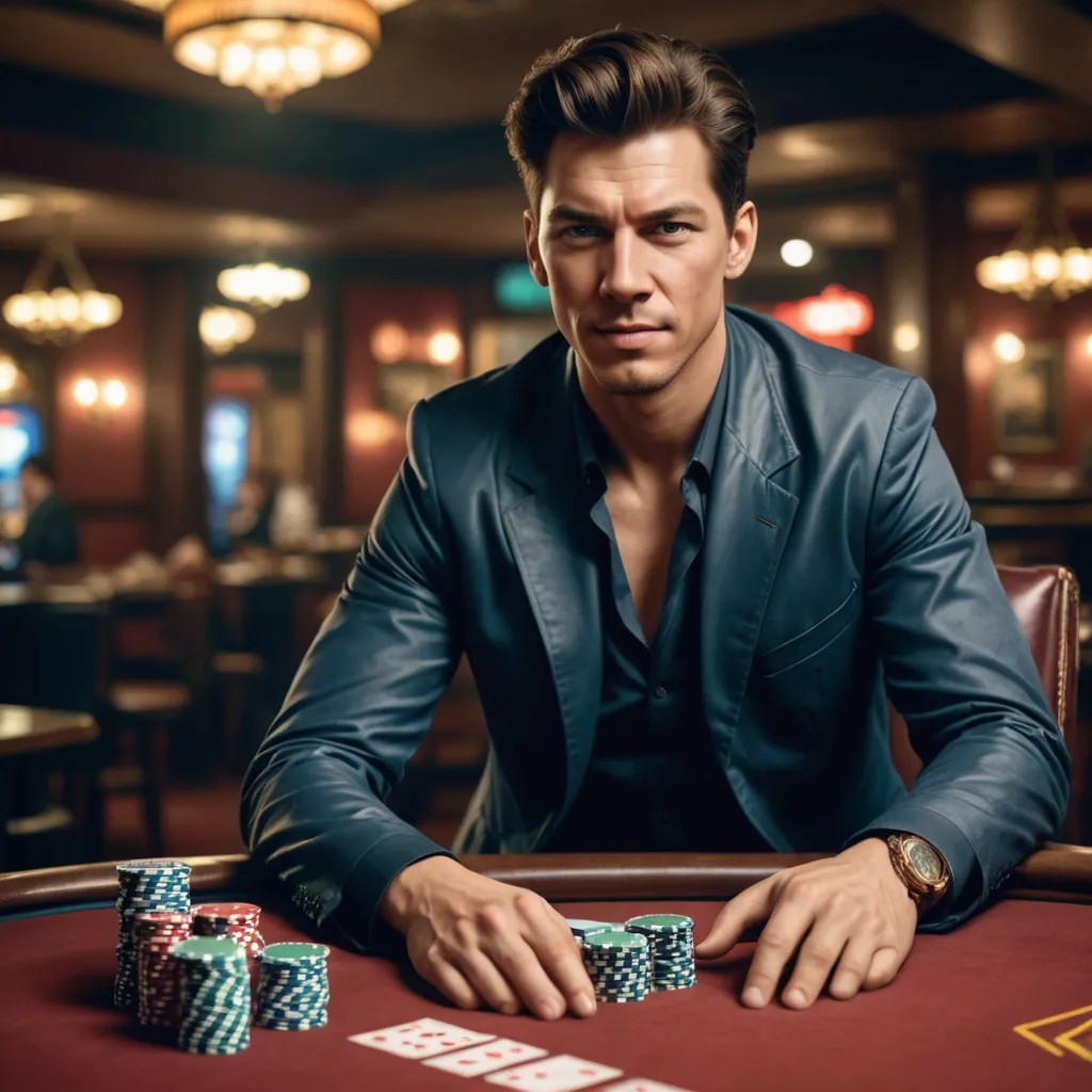 Gambler Combat Fighter Photo Style