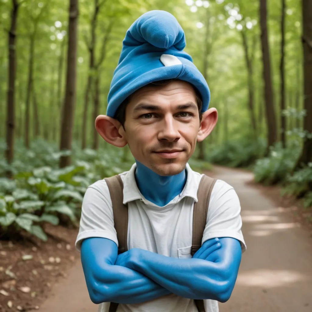 Smart Smurf Photo Style