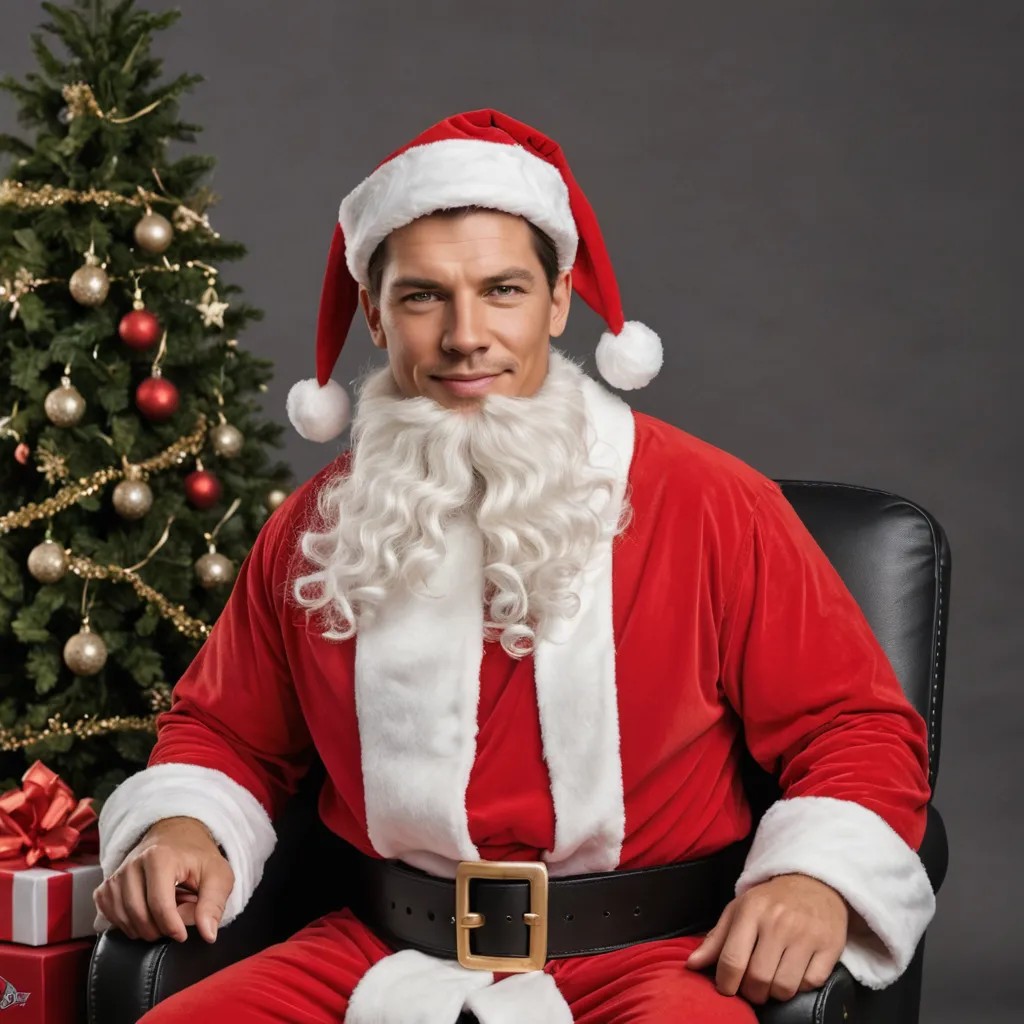 Tampa Bay Bucs Santa Photo Style