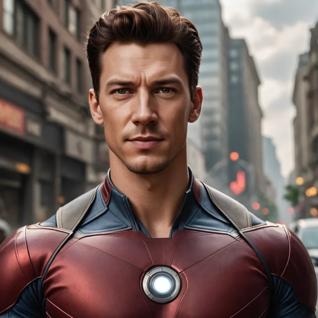 Vision from Avengers Photo Style